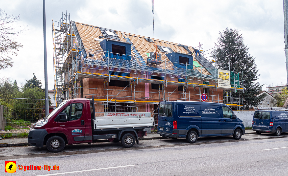 26.04.2023 - Burgfotos von der Baustell Niederalmstraße 16 in Neuperlach